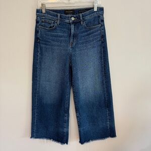 Banana Republic High Rise Wide Leg Crop Jean, size 28P